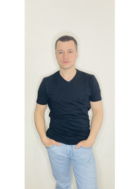 Футболка черная с мысиком 